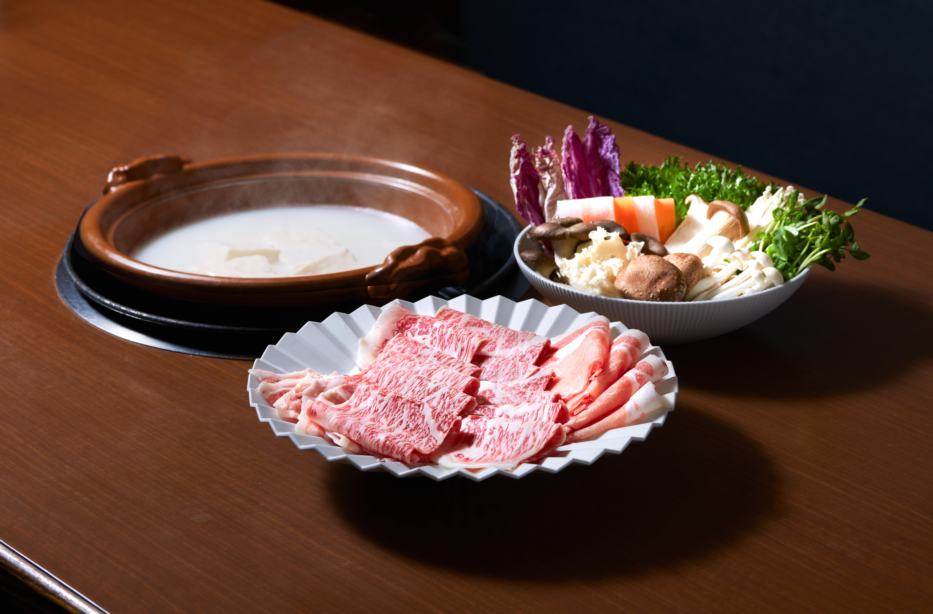 李荘庵の湯豆腐しゃぶしゃぶ