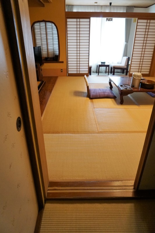 客室(和室)入り口の段差