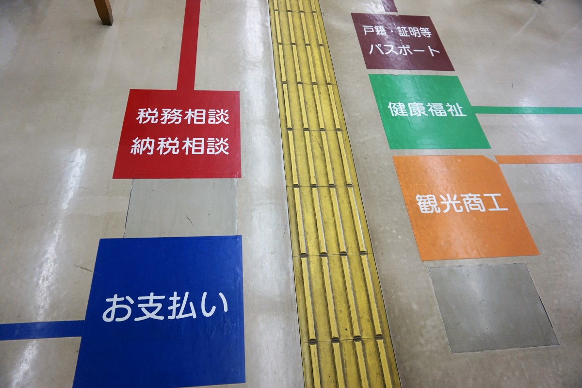 各課への誘導表示