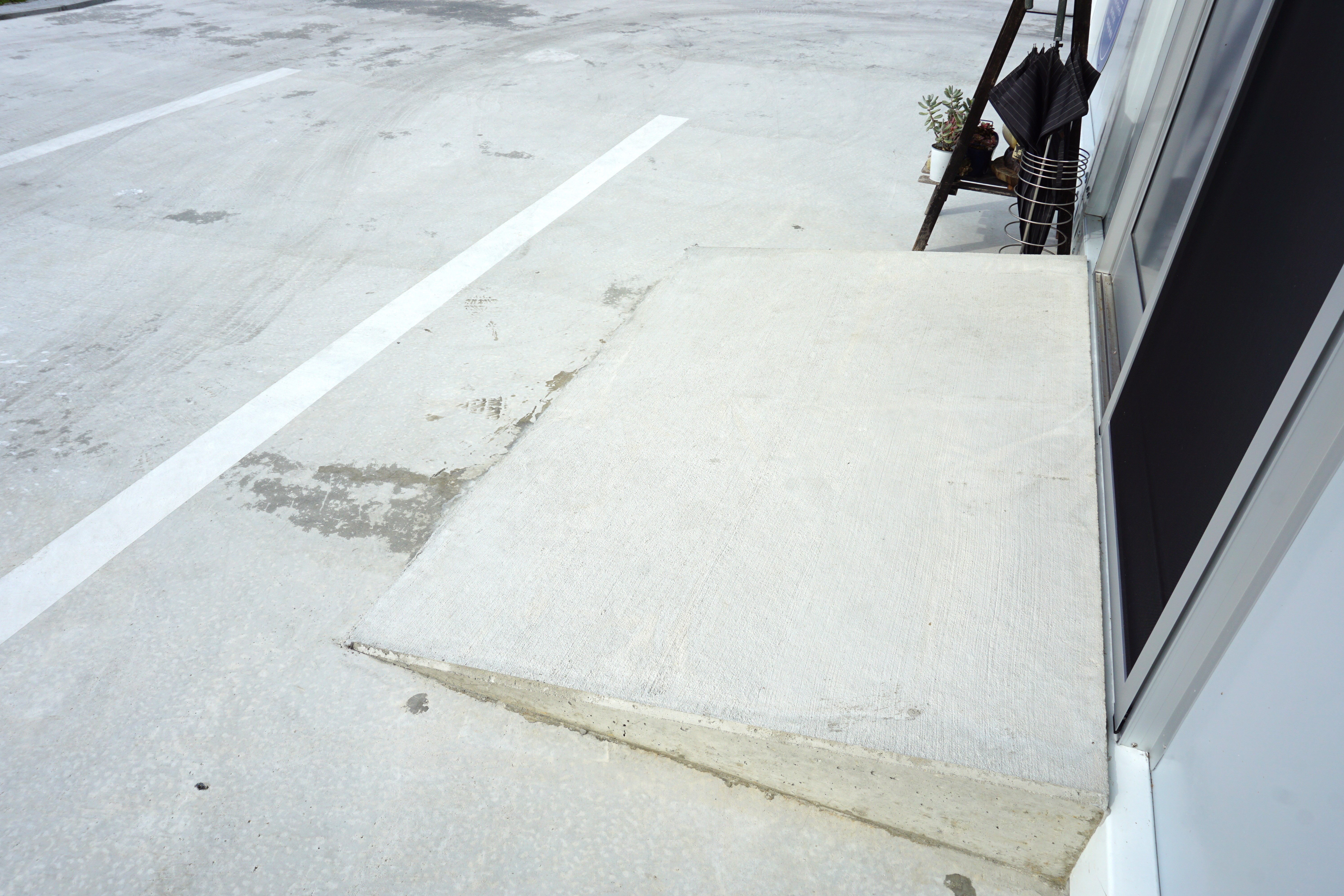 スロープになっています