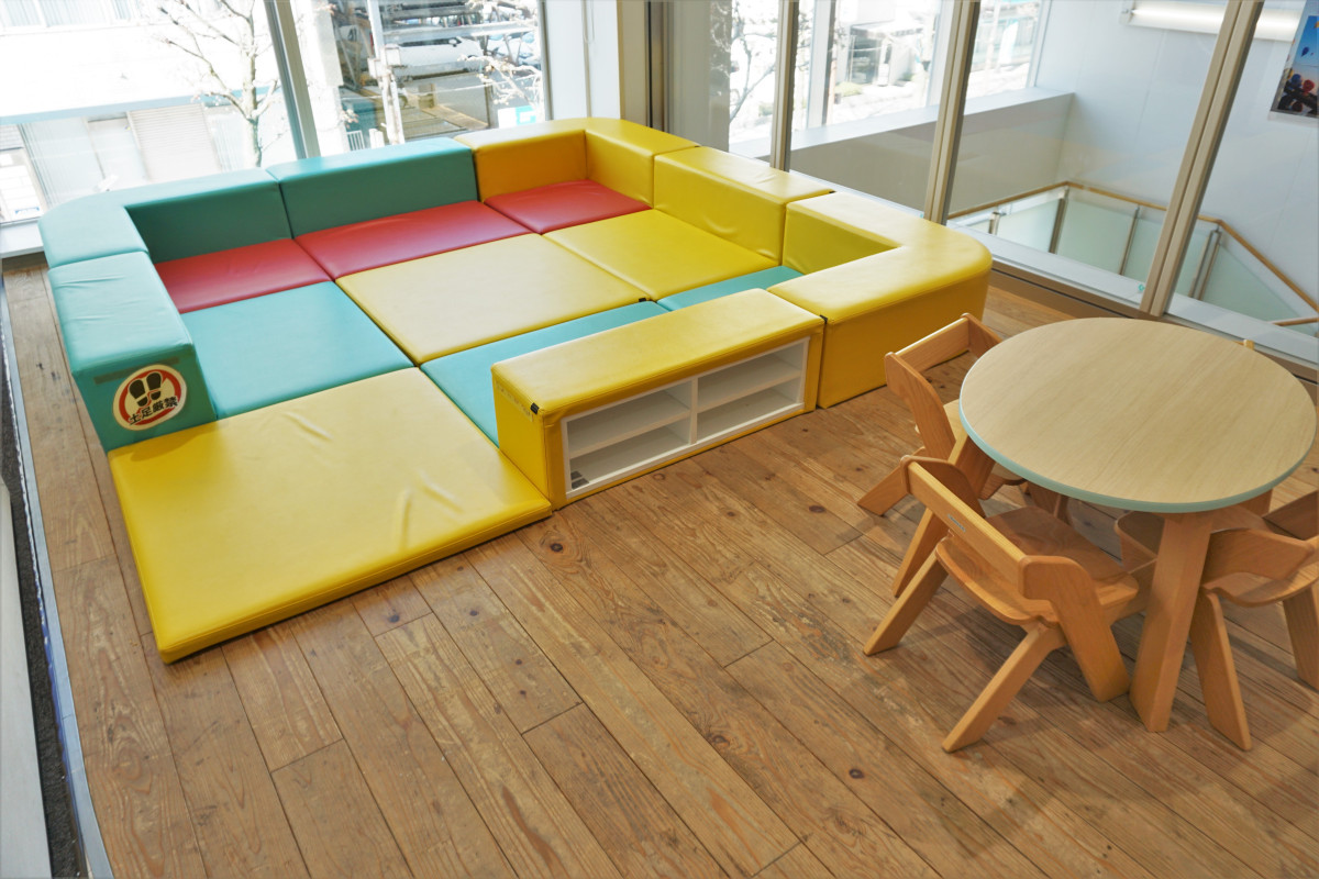 ミュージアム館内にはキッズスペースあり