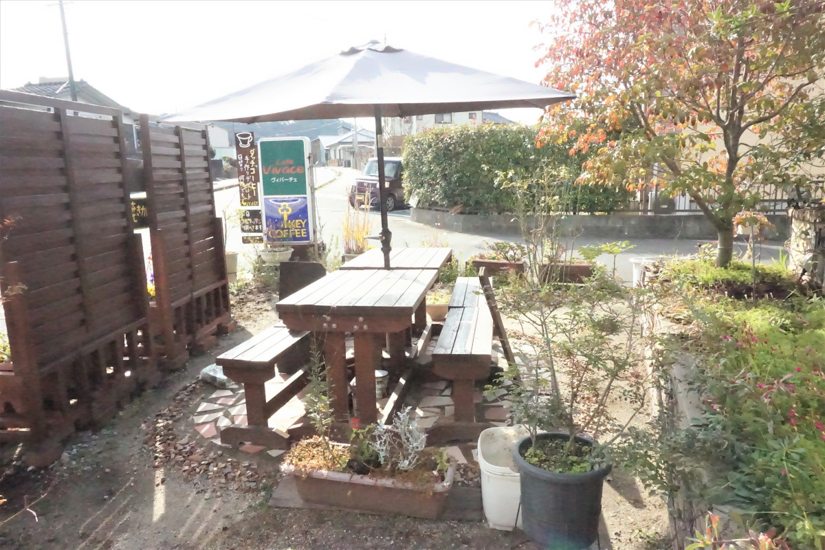 ペット同伴で楽しめるテラス席