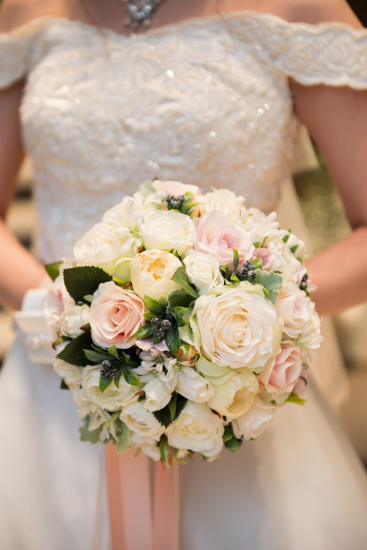 ブライダルブーケコースもあります