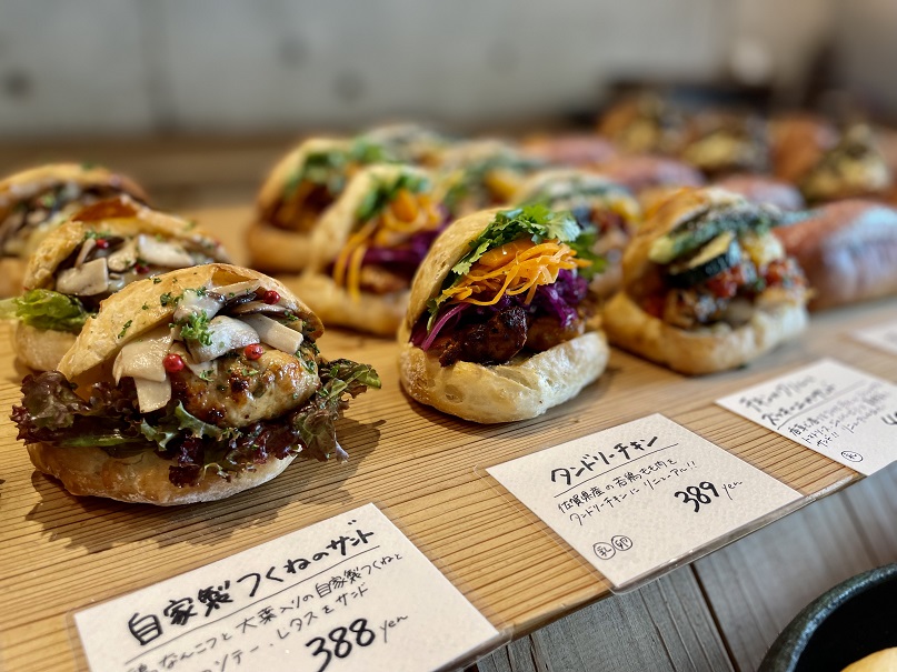 具材もソースも手作りのパン