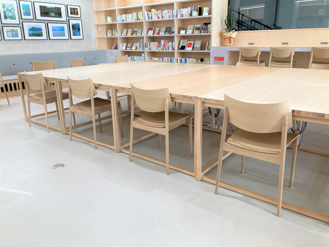 カフェ利用者専用の休憩スペース