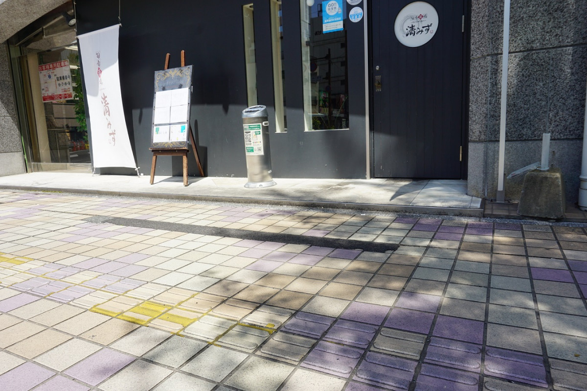 入口手前に2センチほどの段差あり