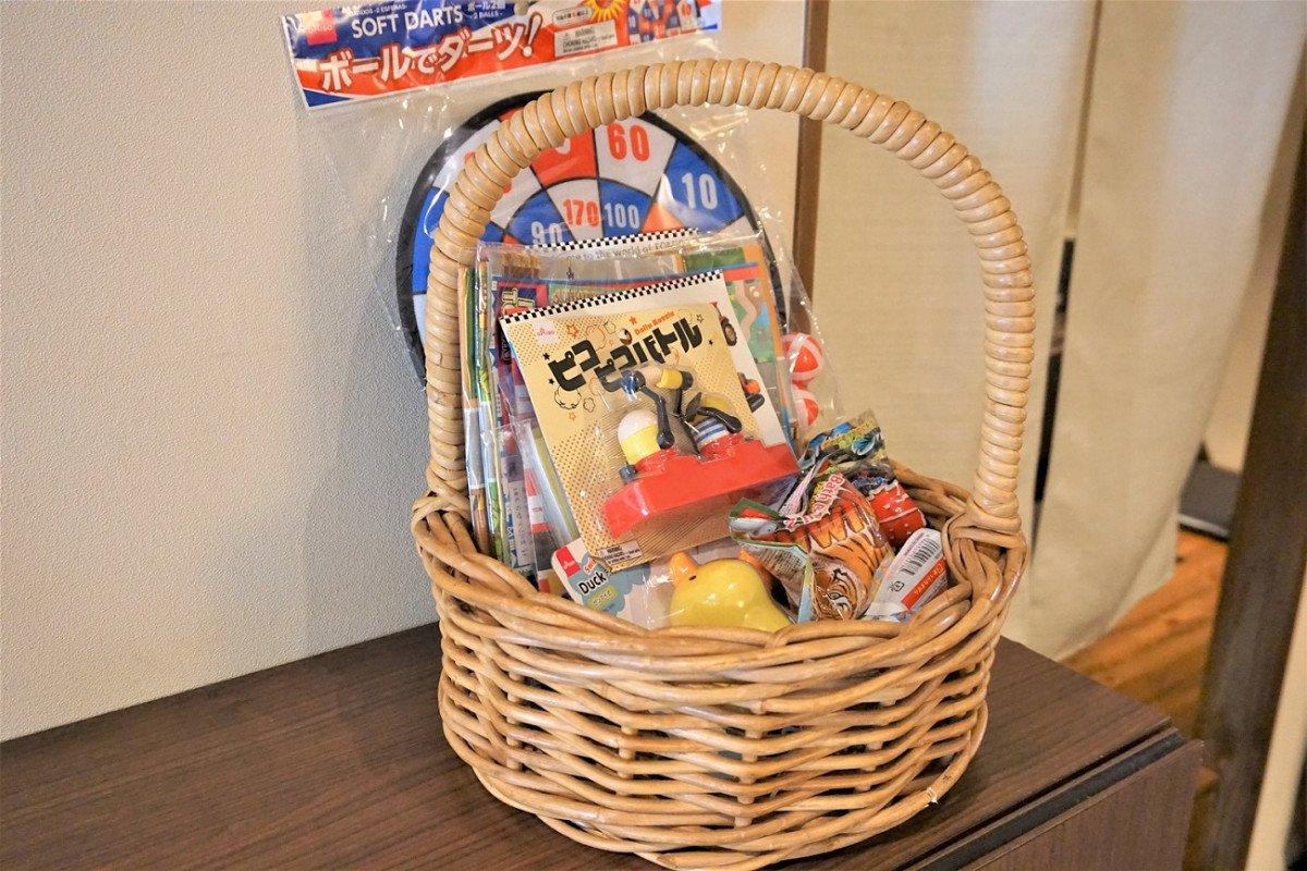 お子様にはおもちゃプレゼント♡