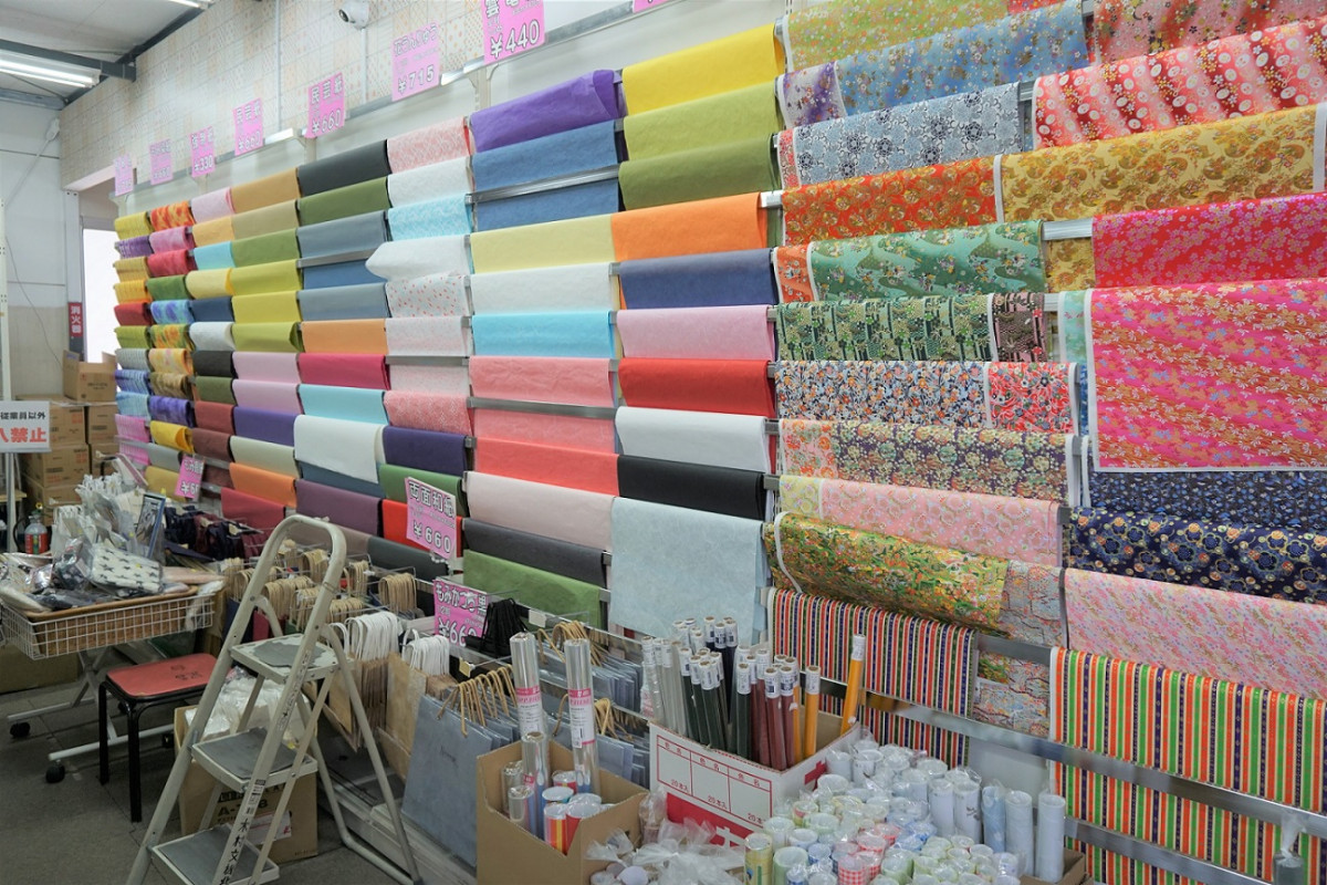 色とりどりの和紙