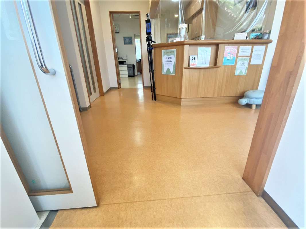 受付までの通路