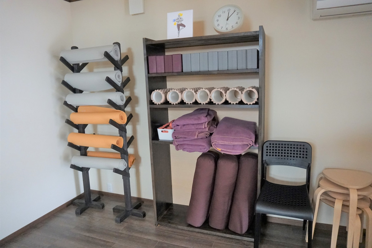 ヨガマットの貸し出し無料