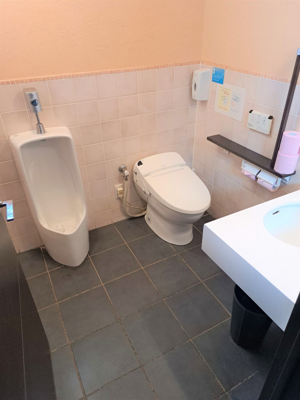 手すり付きです