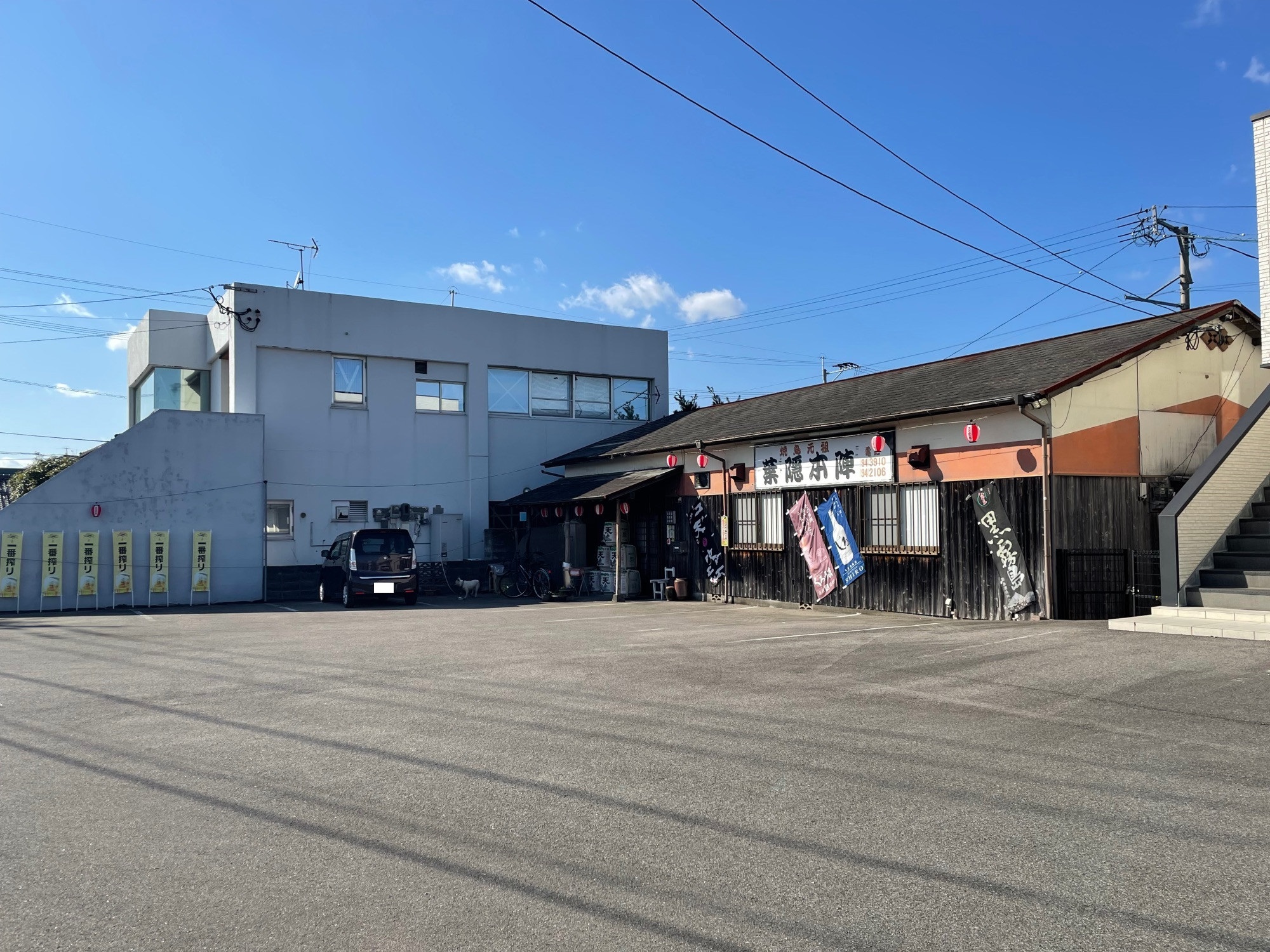 昔は砂利だったそうですが現在はフラットです。