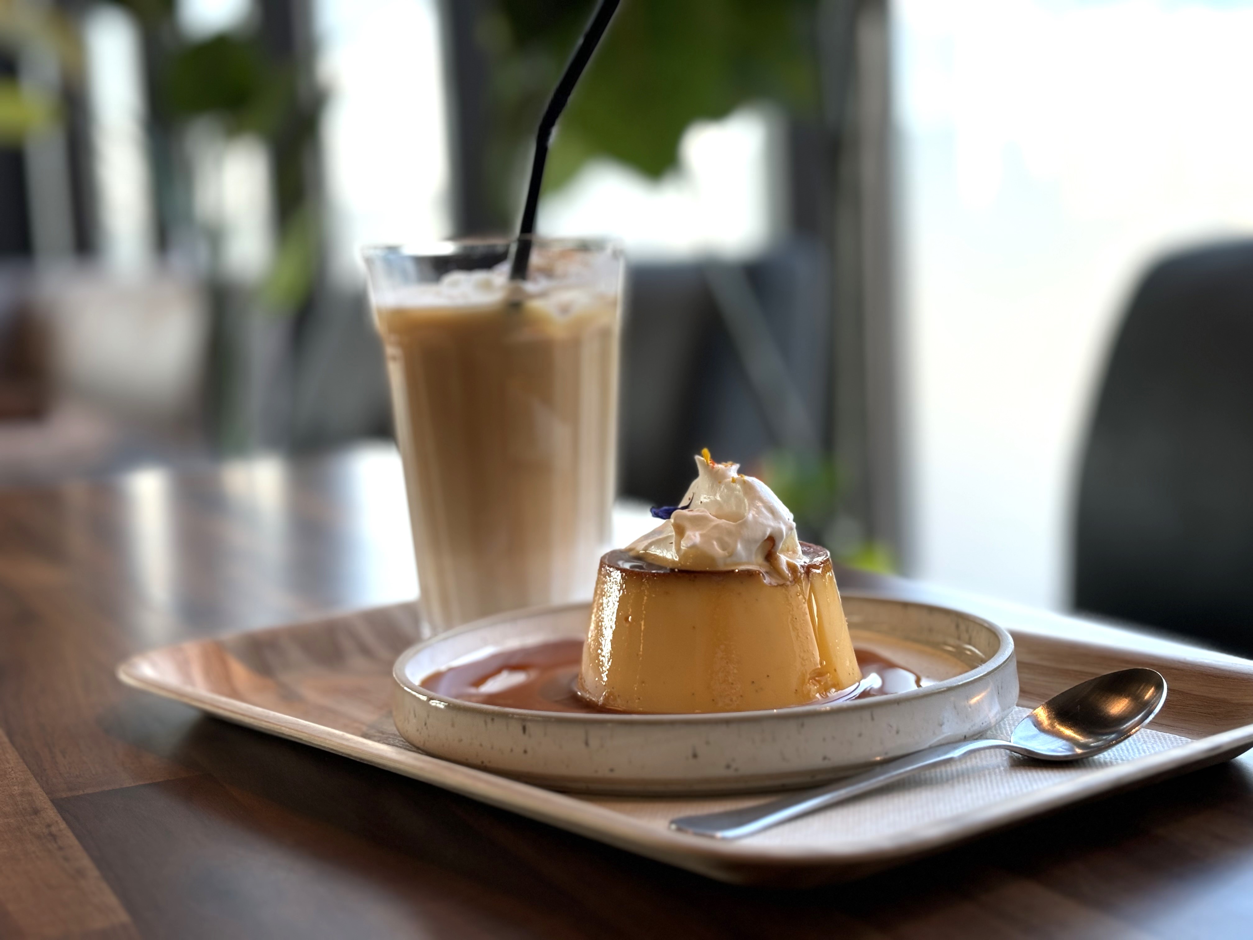 店内手作りプリン♪