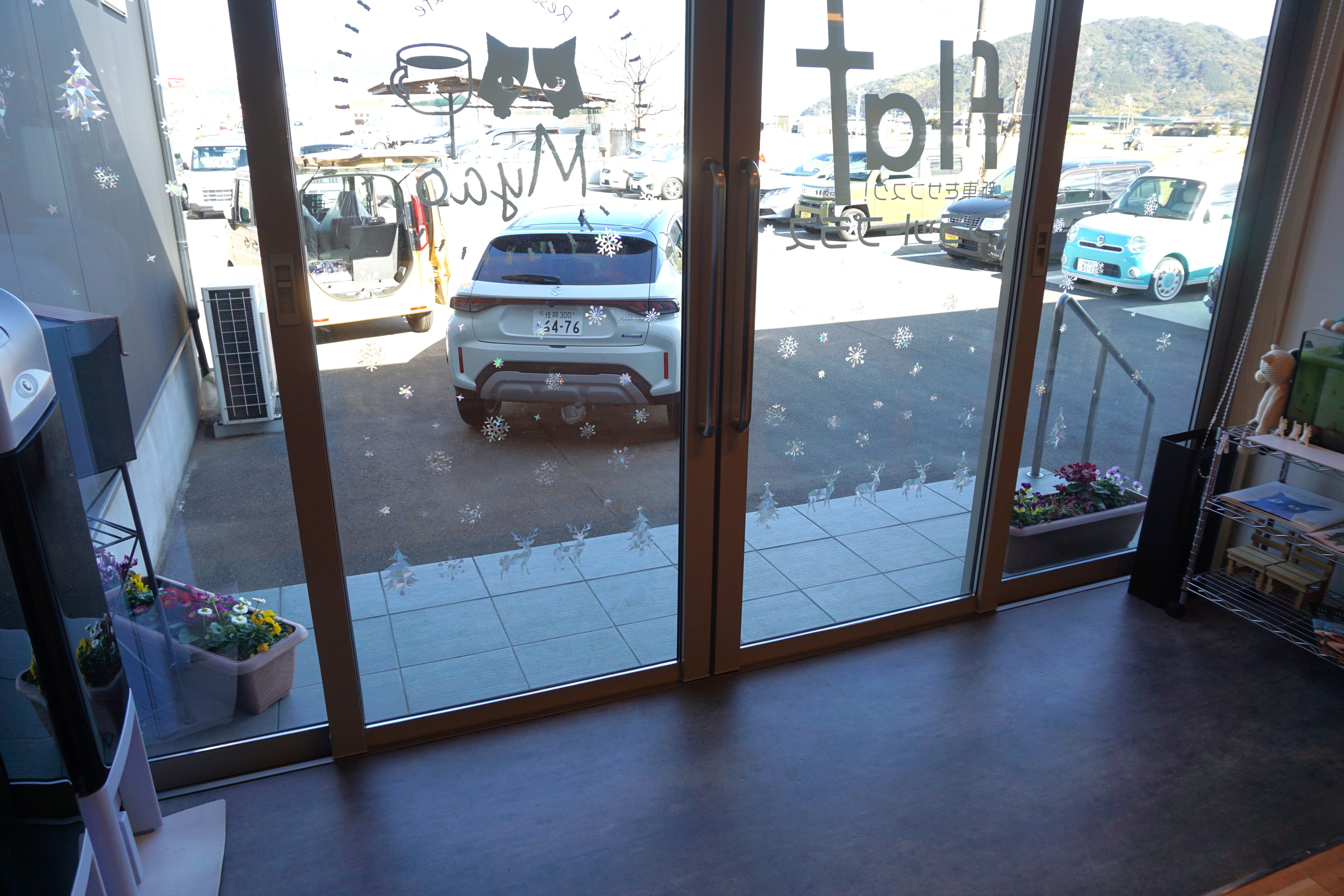 店内側からの出入口