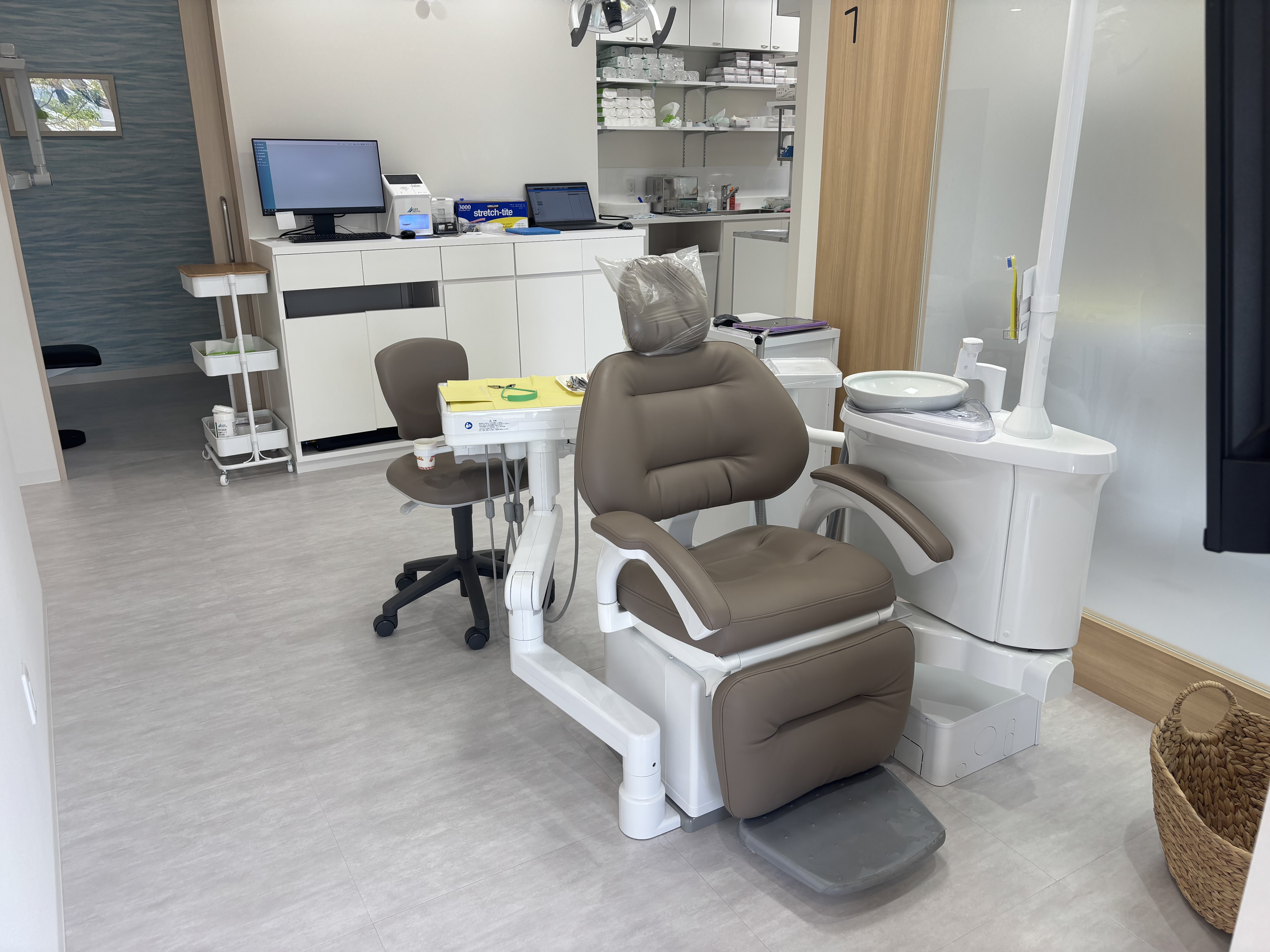 半個室の診療室