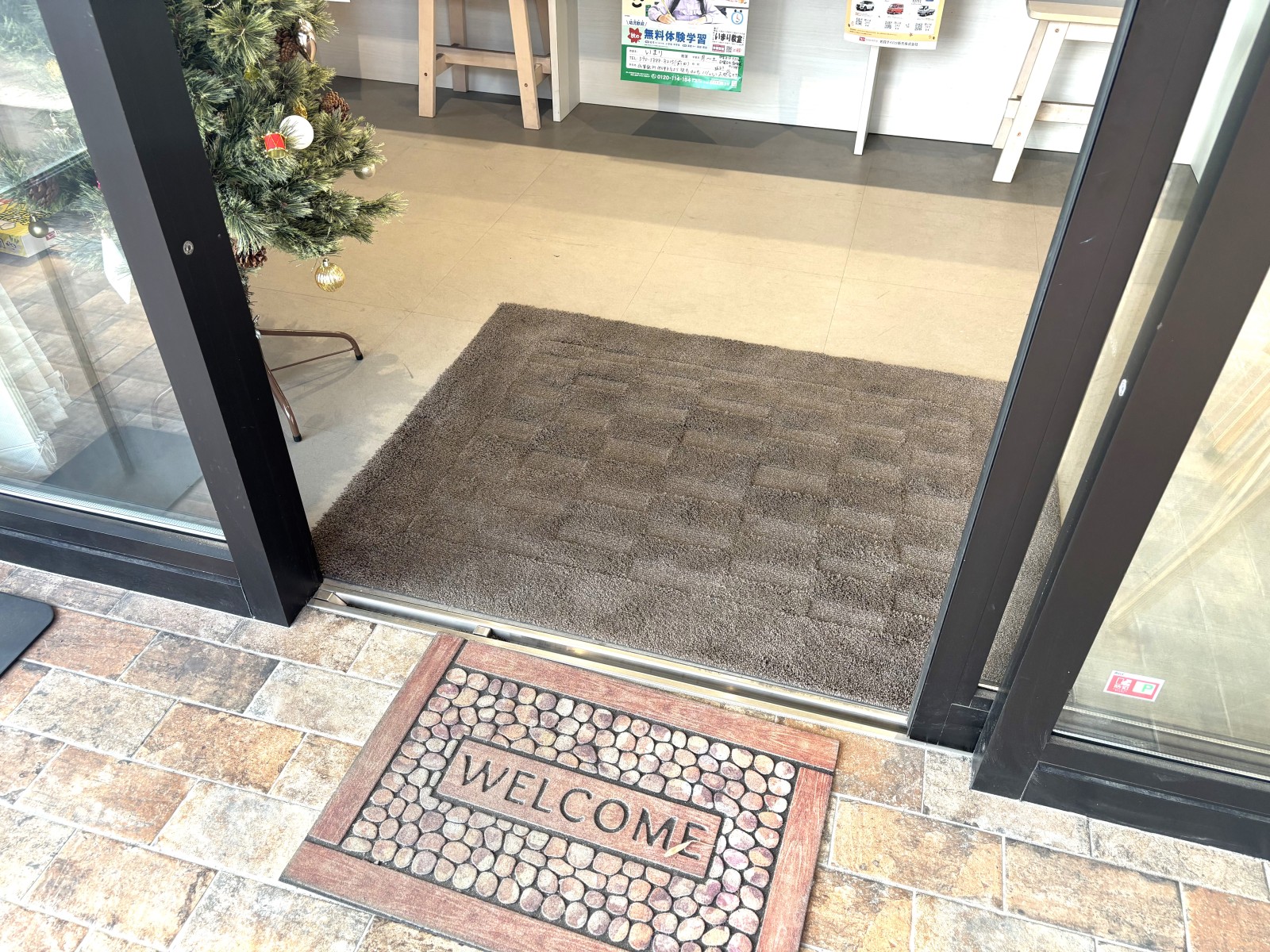 段差なく、フラットです